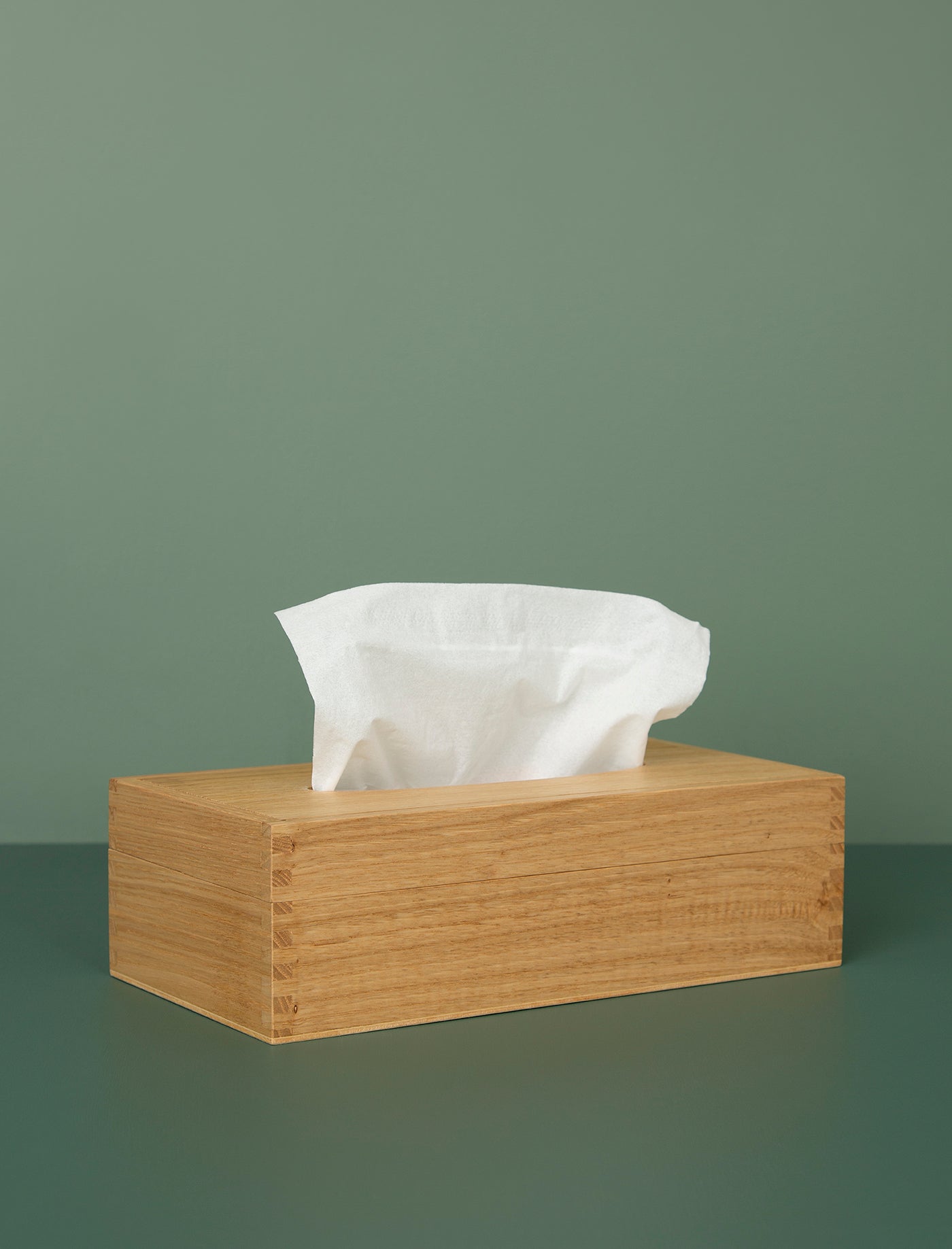 Chestnut Tissue Box