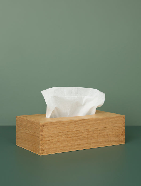 Chestnut Tissue Box