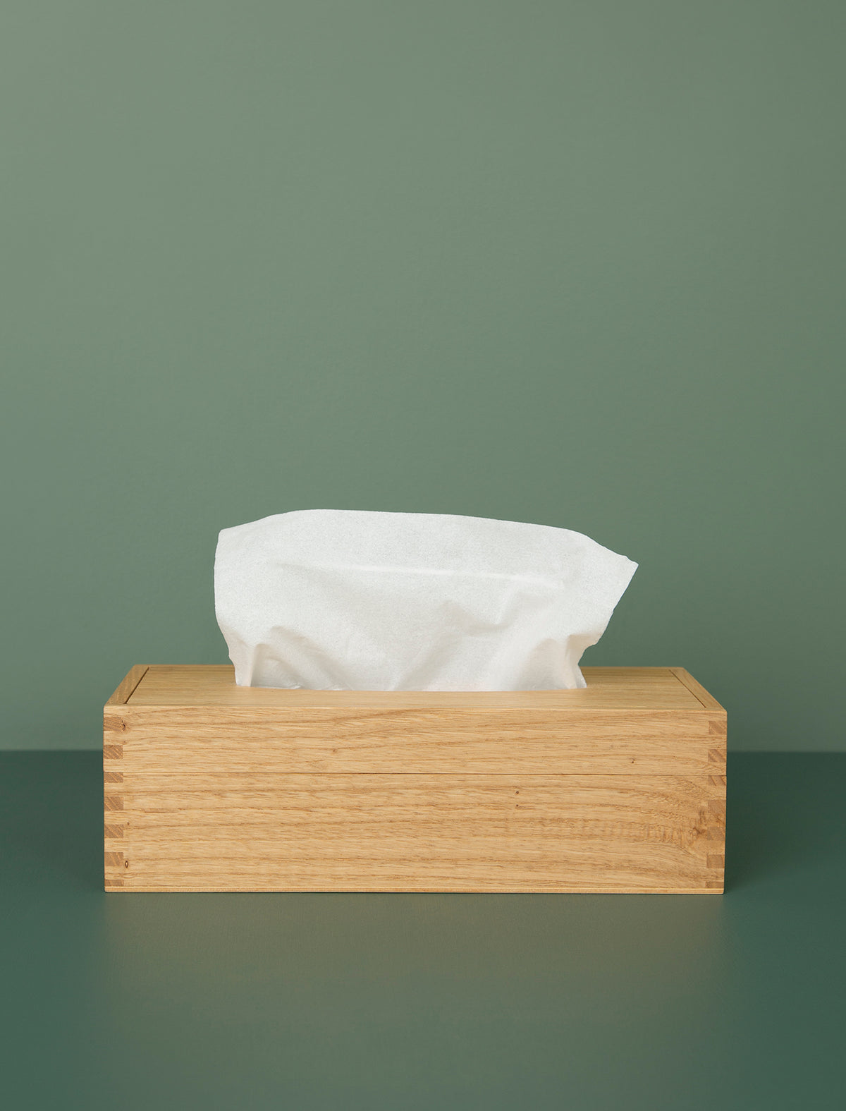 Chestnut Tissue Box