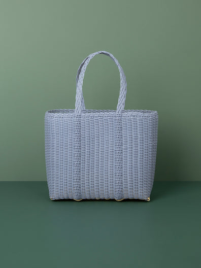 Flat Weave Tote // Lilac