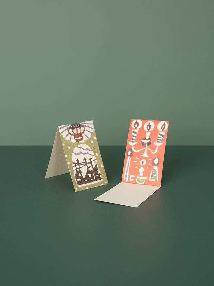 Folded Message Cards // Lights in the Dusk