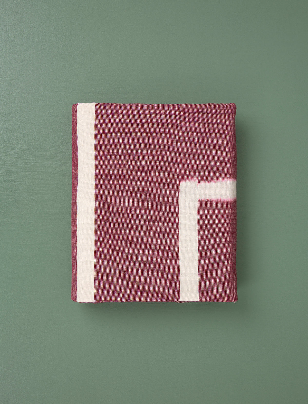 Handwoven Ikat Tablecloth // Maroon Box