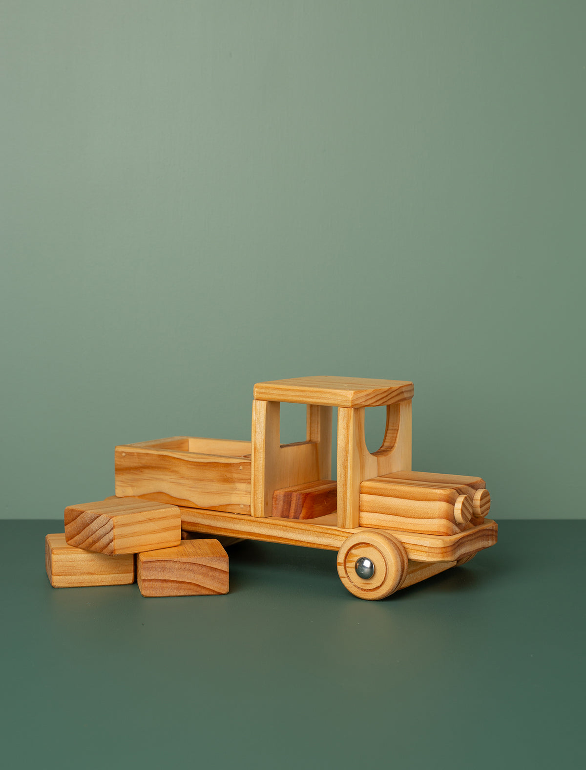 Wooden Truck With Blocks
