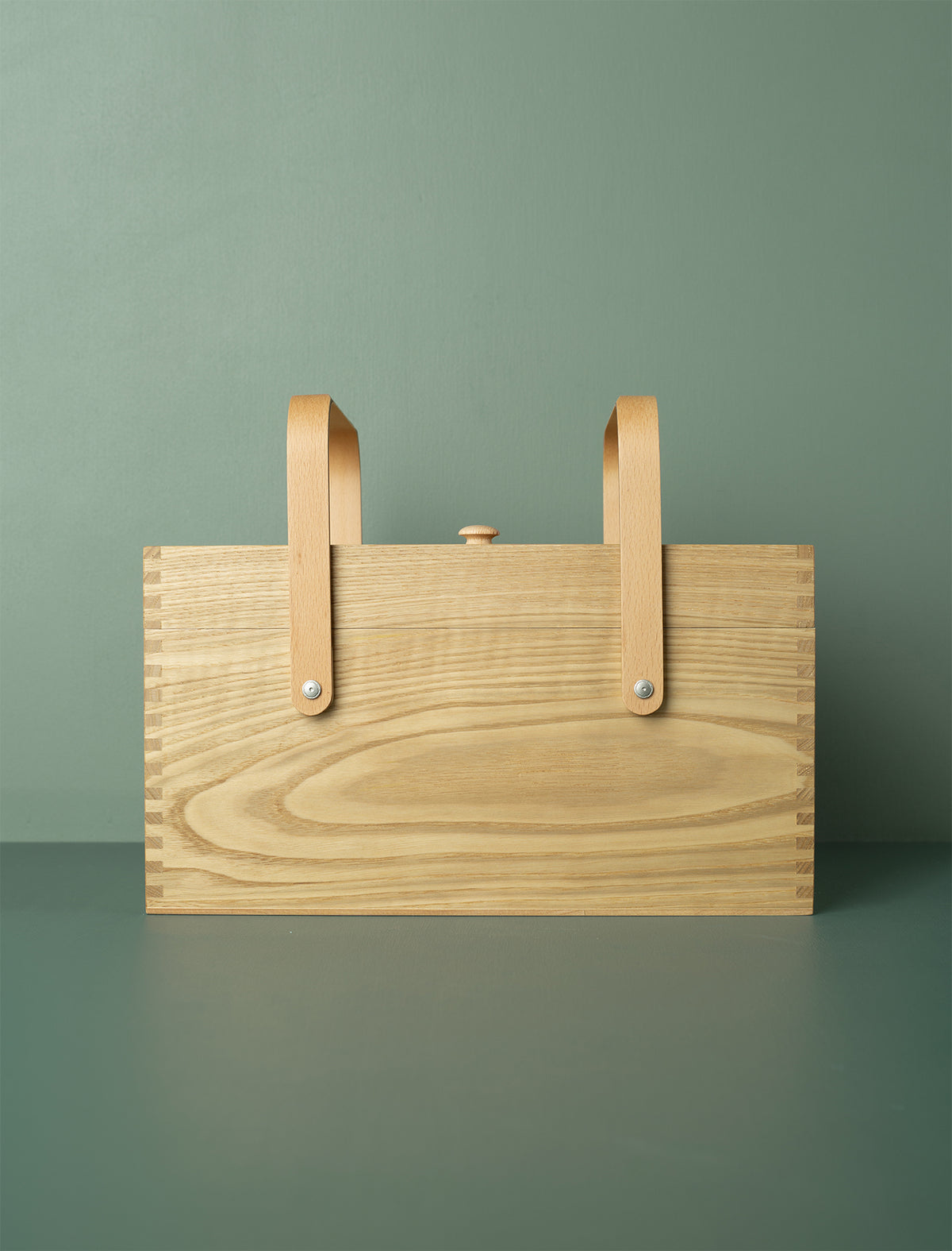 Japanese Chestnut Sewing Box