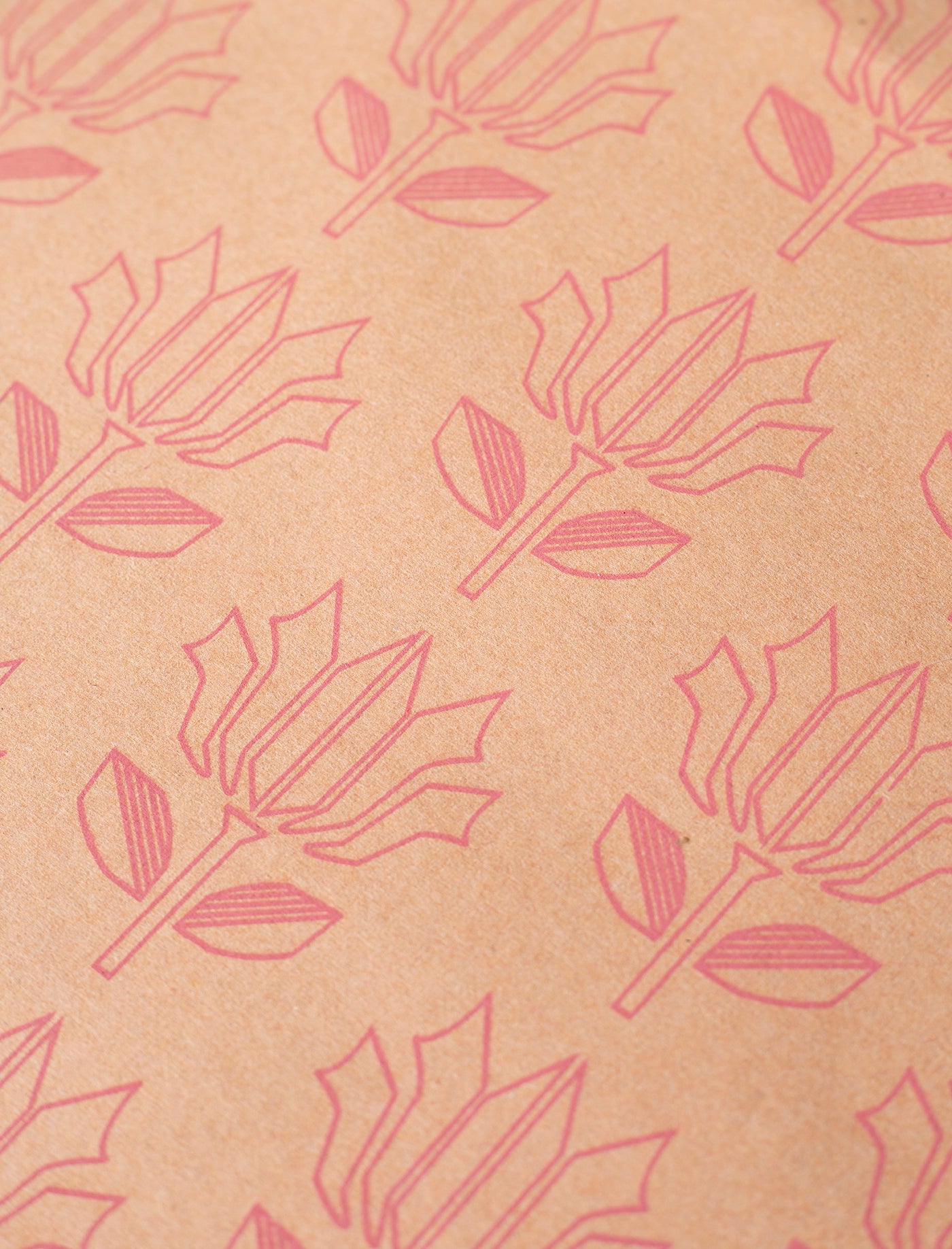 Jute Wrapping Paper // Orange