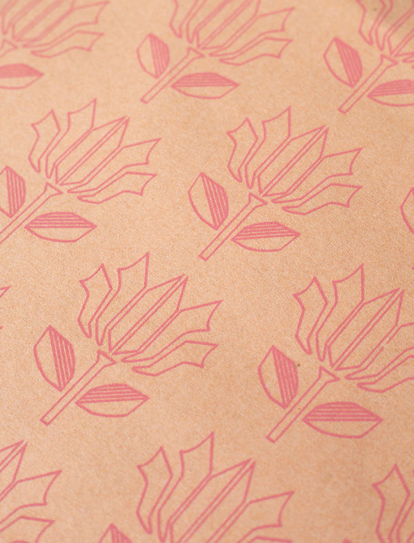 Jute Wrapping Paper // Orange