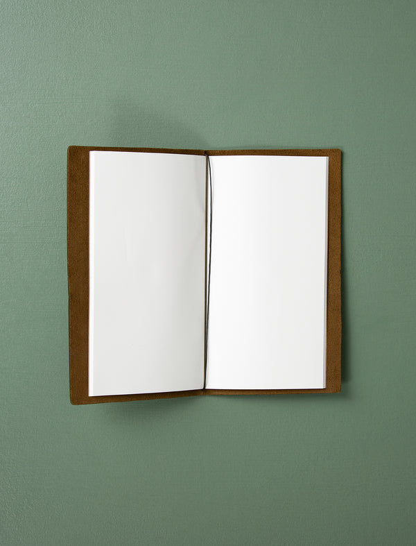Leather Notebook // Olive