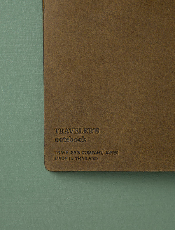Leather Notebook // Olive