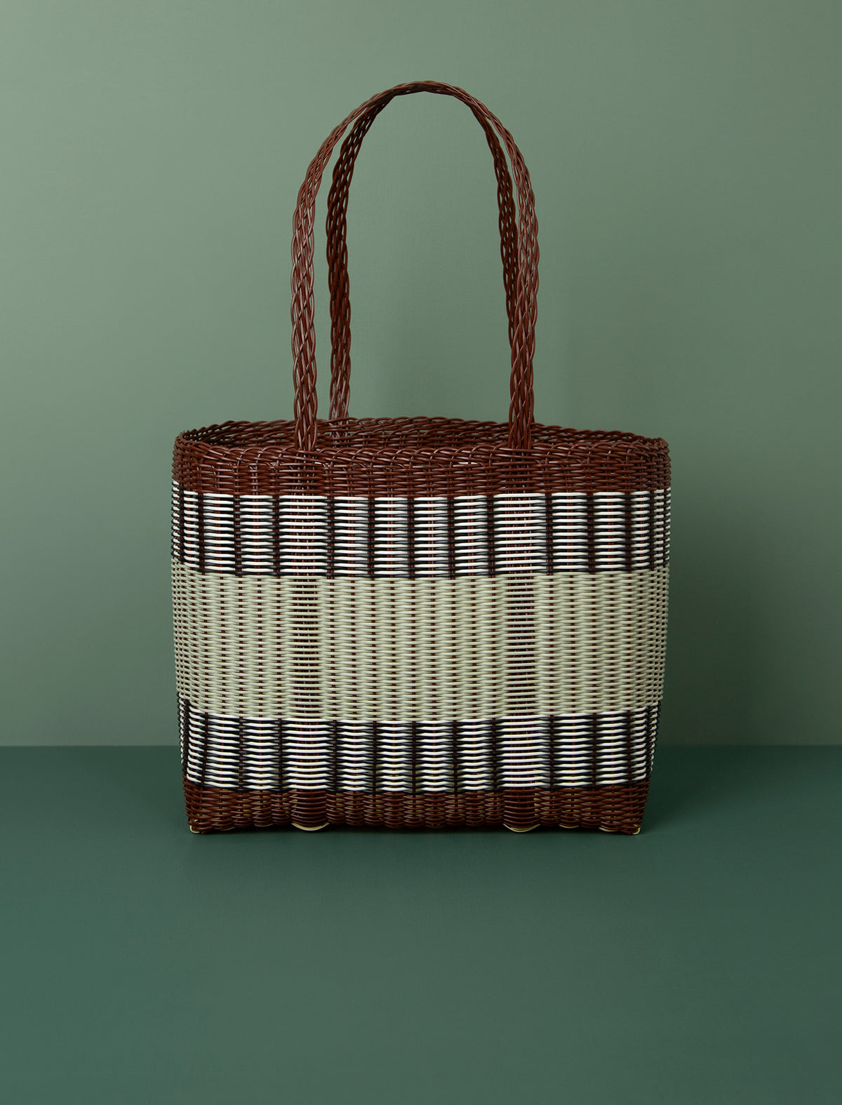 Mercado Tote // Chocolate & Palm