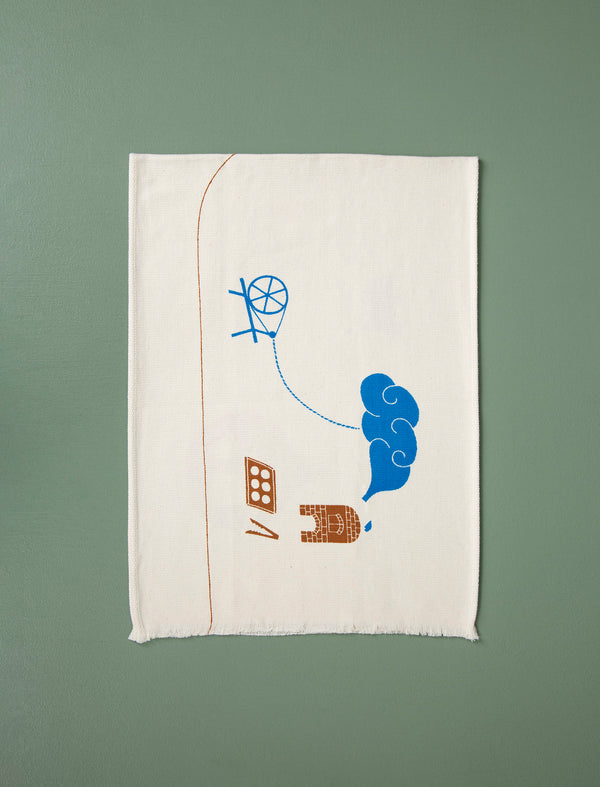 Nora-ya Hand Towel // A Sheep and Bread