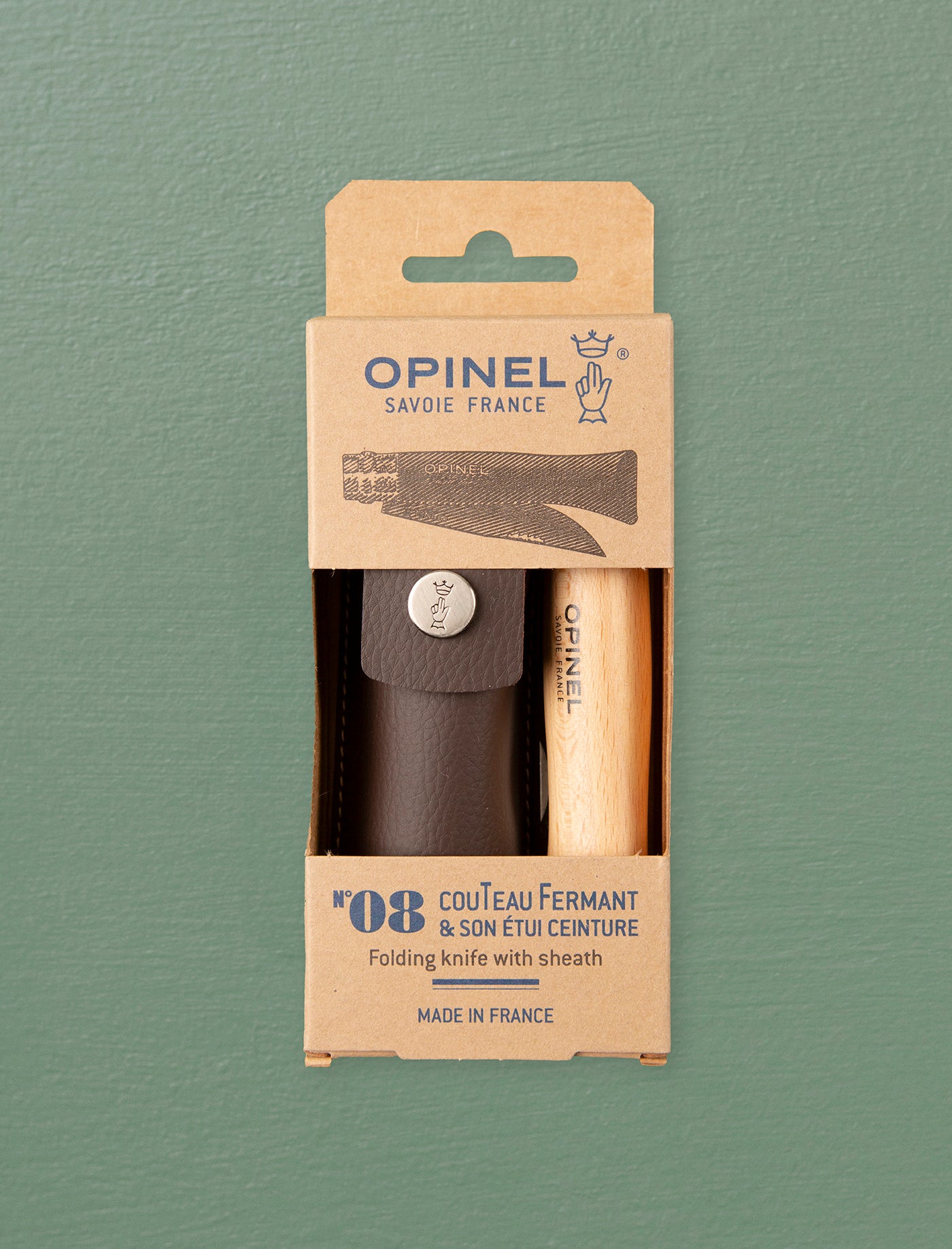 No.08 Tradition Knife with Sheath // Beech