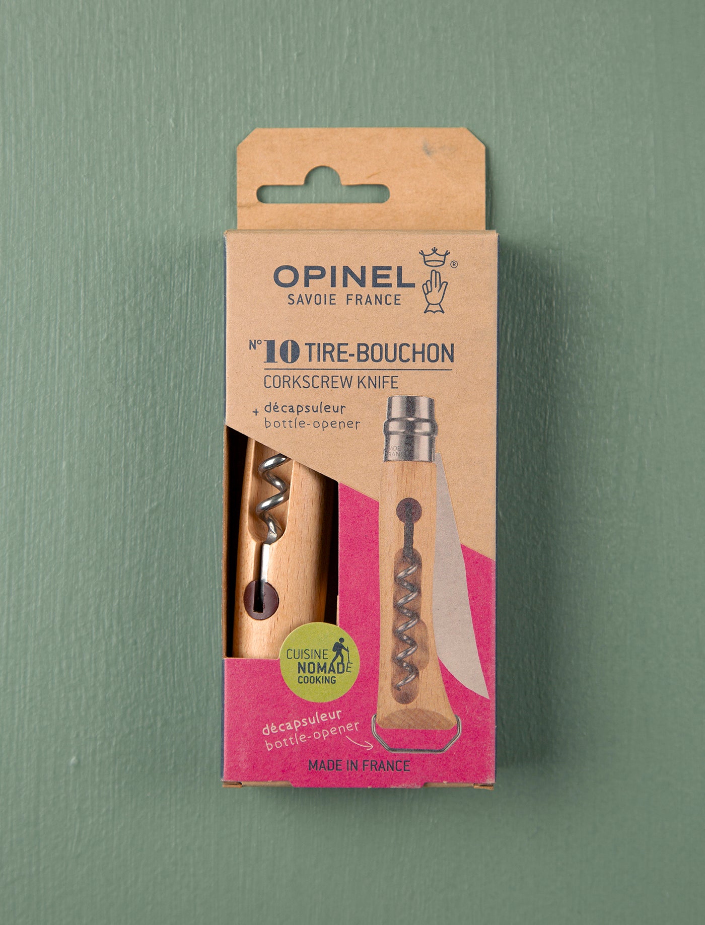 No. 10 Corkscrew Bottle Opener // Beech