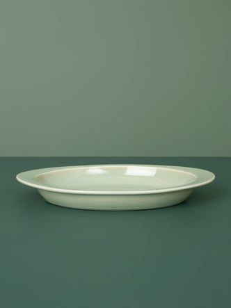 Oval Plate // Yellow