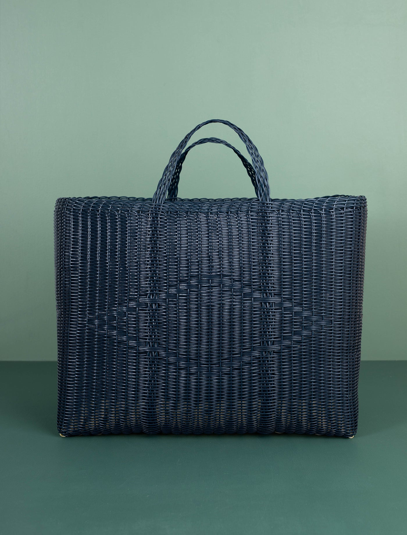 Basket Weave Tote // Midnight
