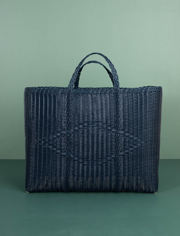 Basket Weave Tote // Midnight