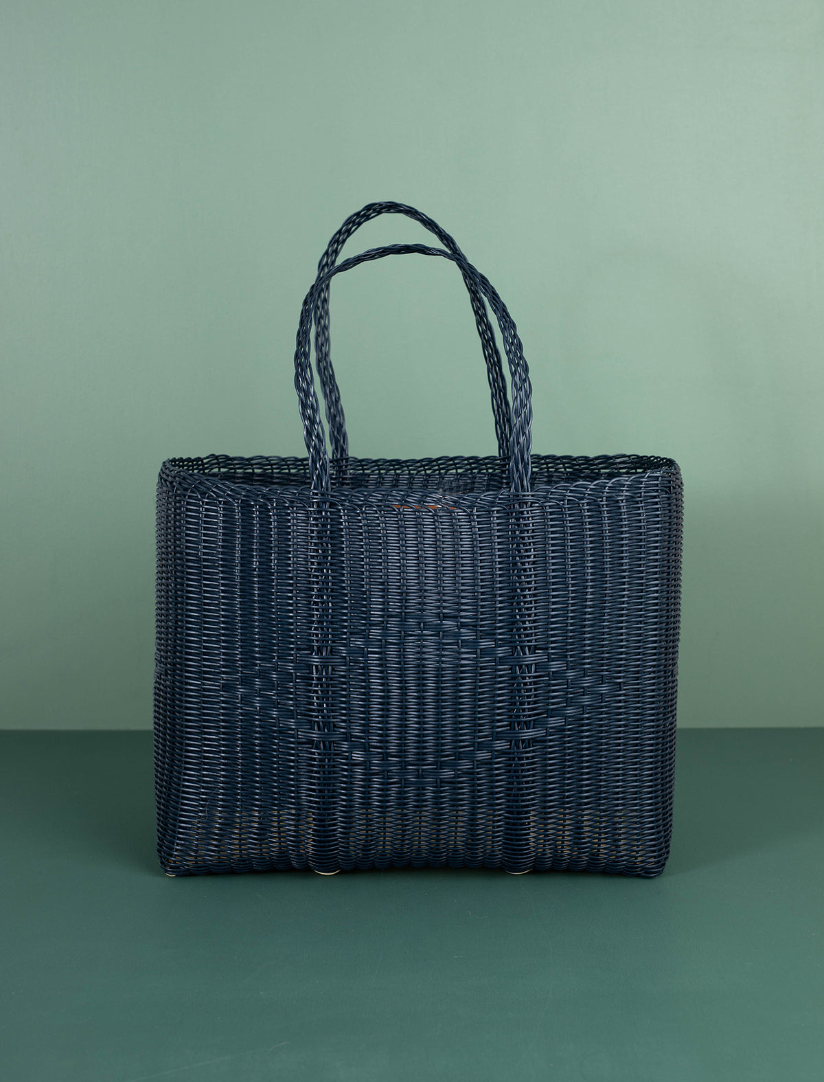 Basket Weave Tote // Midnight