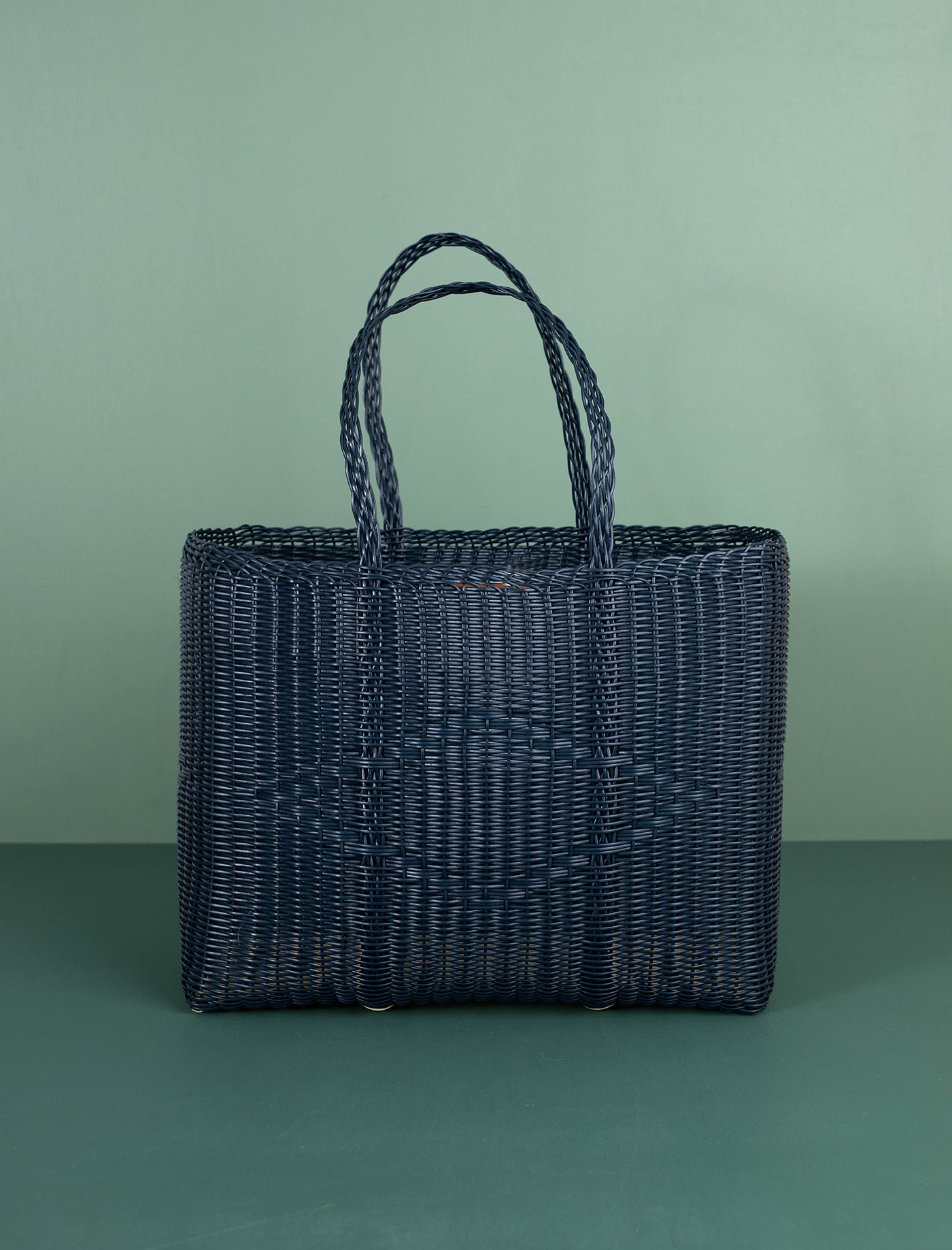 Basket Weave Tote // Midnight