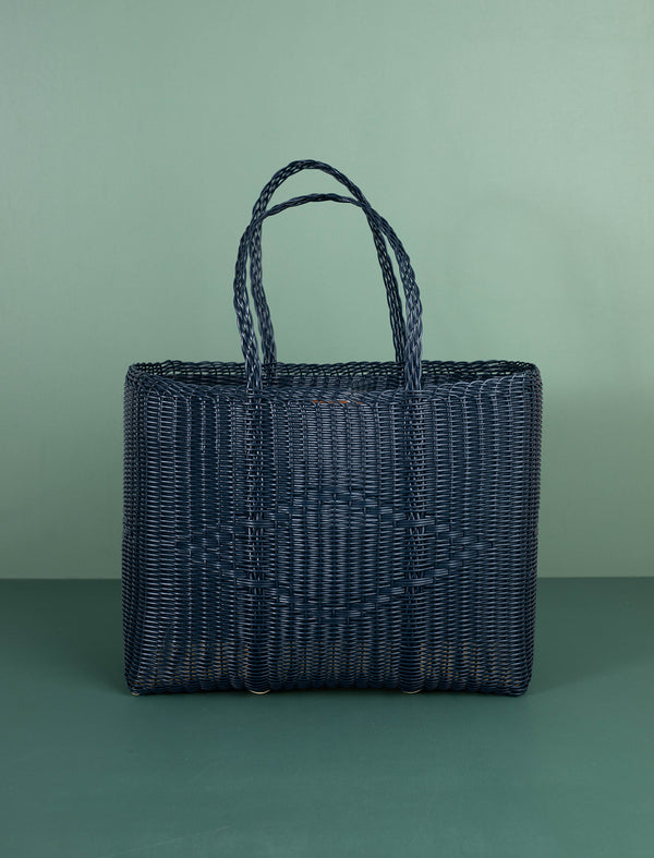 Basket Weave Tote // Midnight