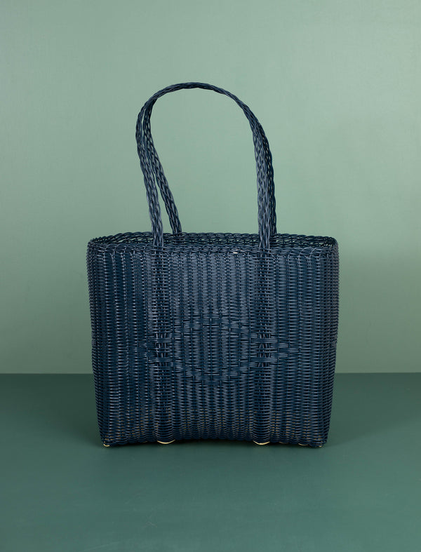 Basket Weave Tote // Midnight