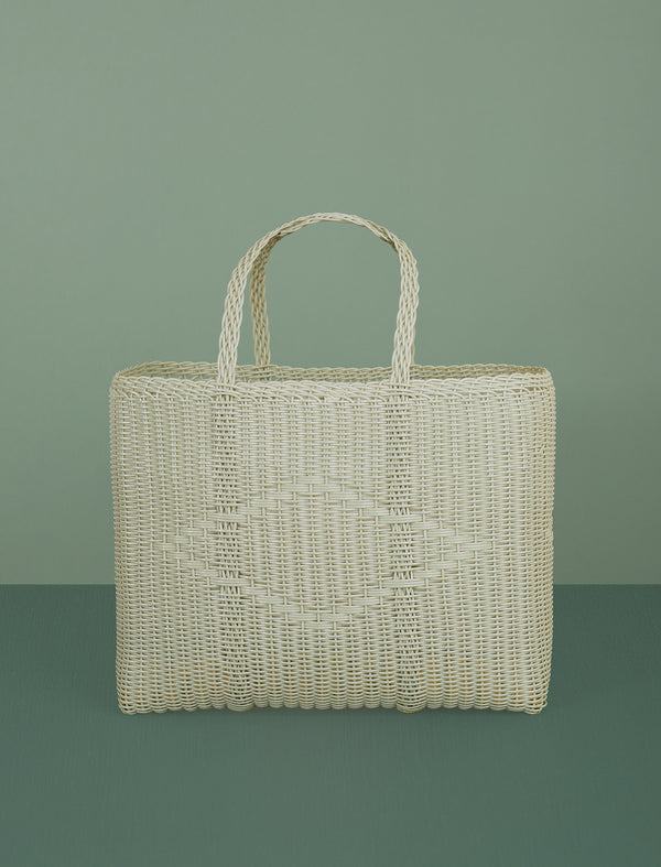 Basket Weave Tote // Palm
