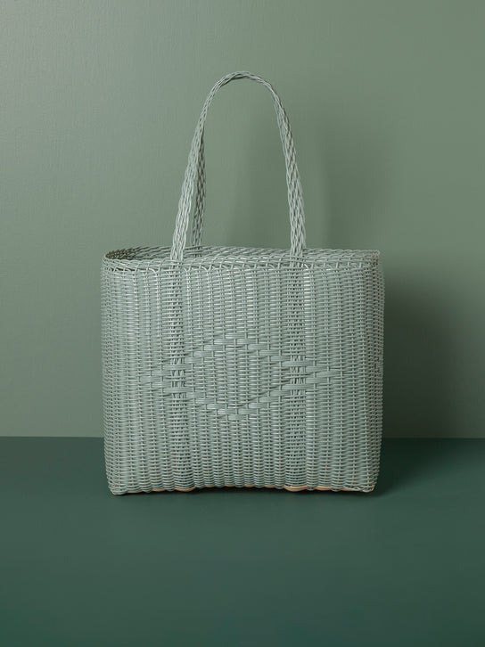 Basket Weave Tote // Eucalyptus