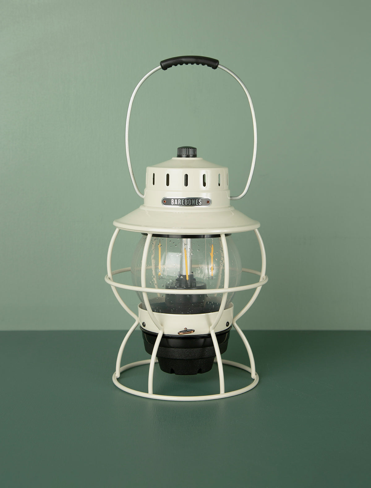 Railroad Lantern // Antique White