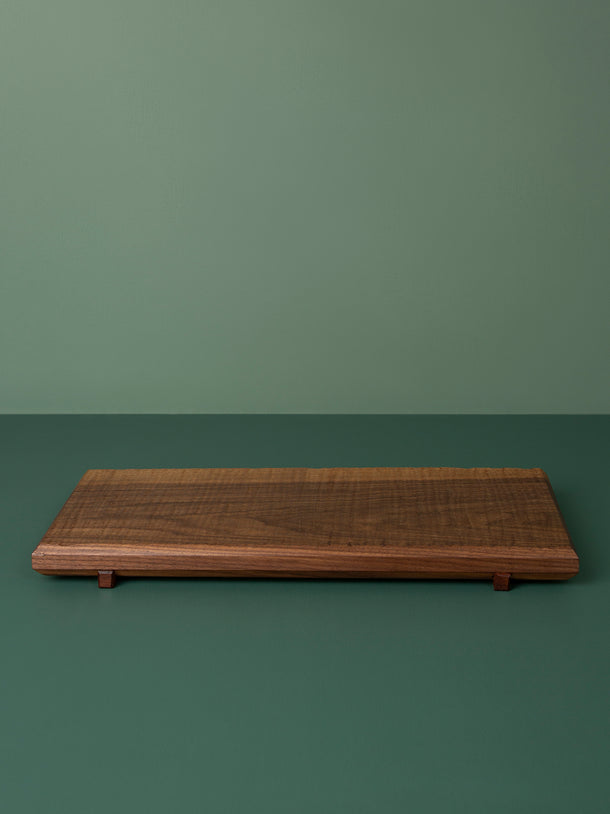 Rectangular Walnut Plinth // Medium