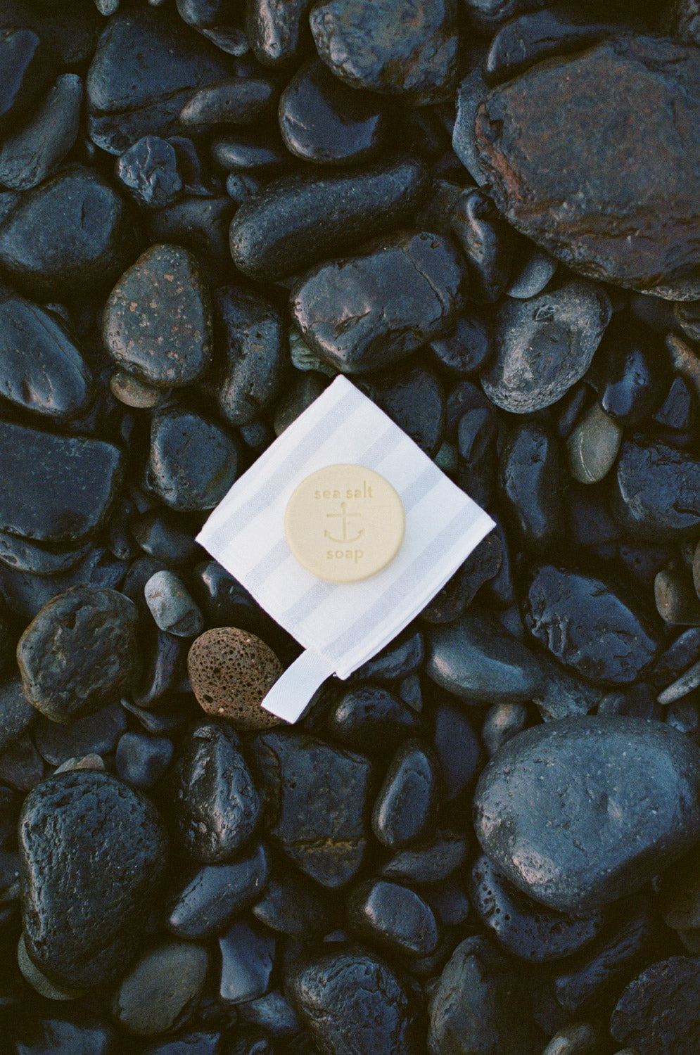 Japanese Face Towel // Grey