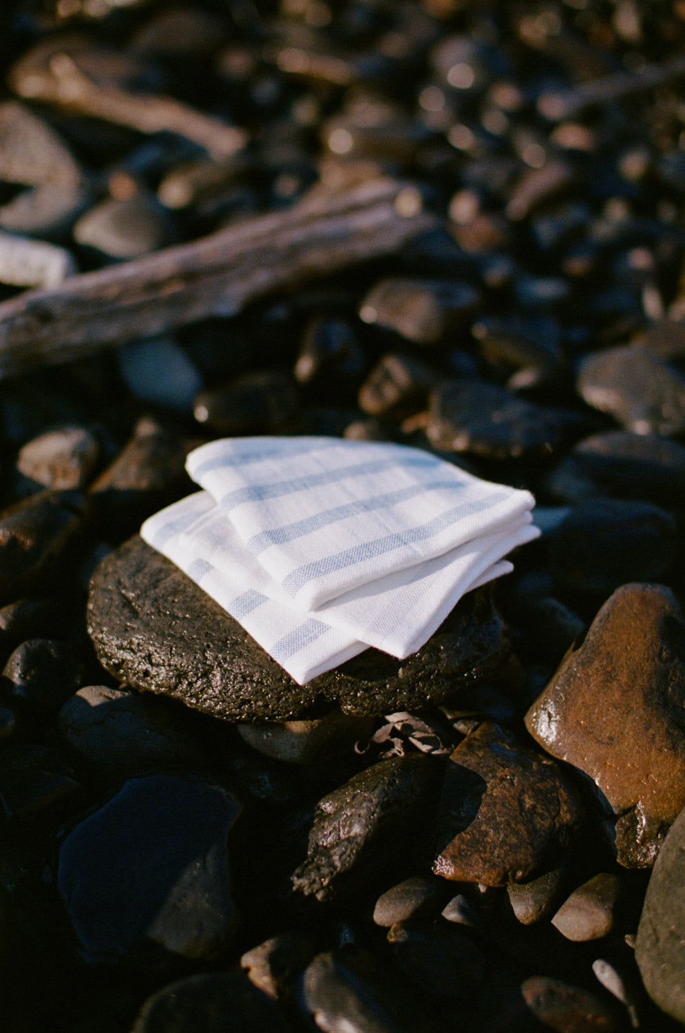 Japanese Face Towel // Blue
