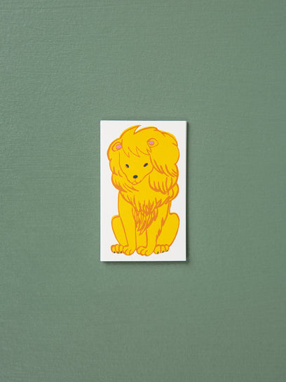 Treasuring Cards // Lion