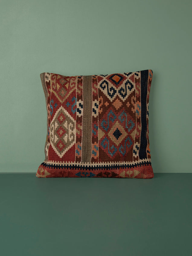 Vintage Kilim Cushion 40cm // Sixteen