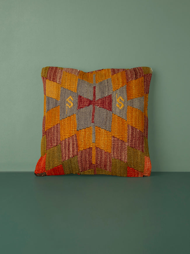 Vintage Kilim Cushion 40cm // Thirteen