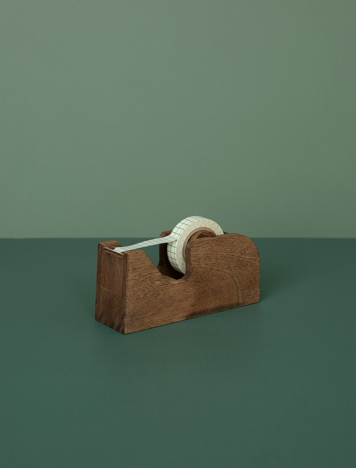 Wooden Tape Dispenser // Brown
