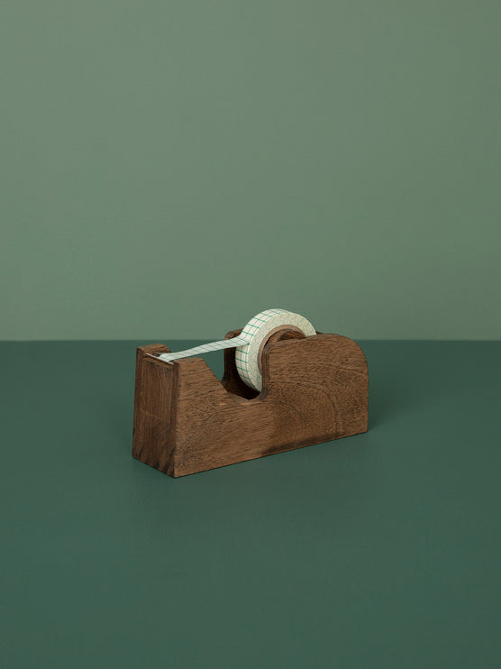 Wooden Tape Dispenser // Brown