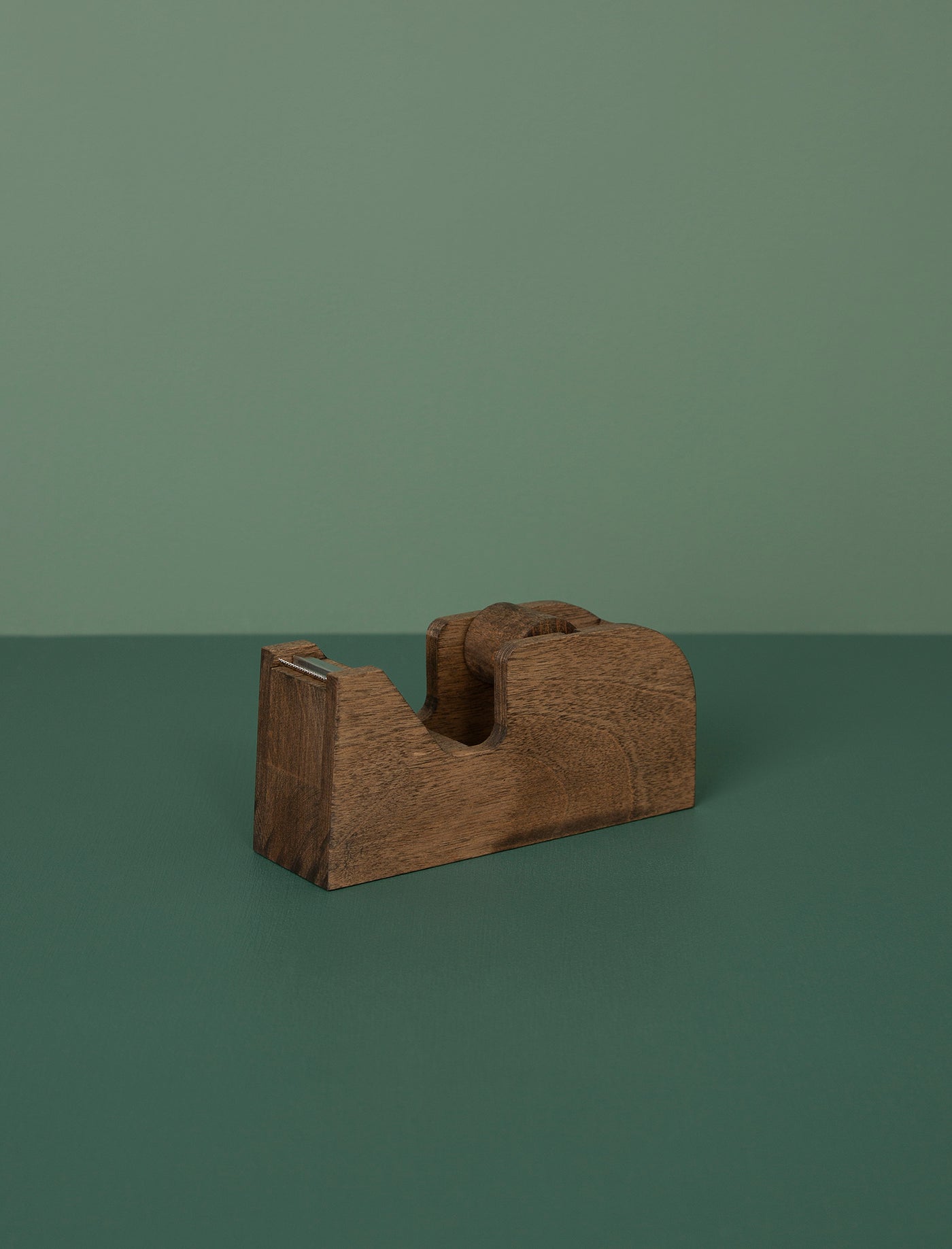 Wooden Tape Dispenser // Brown