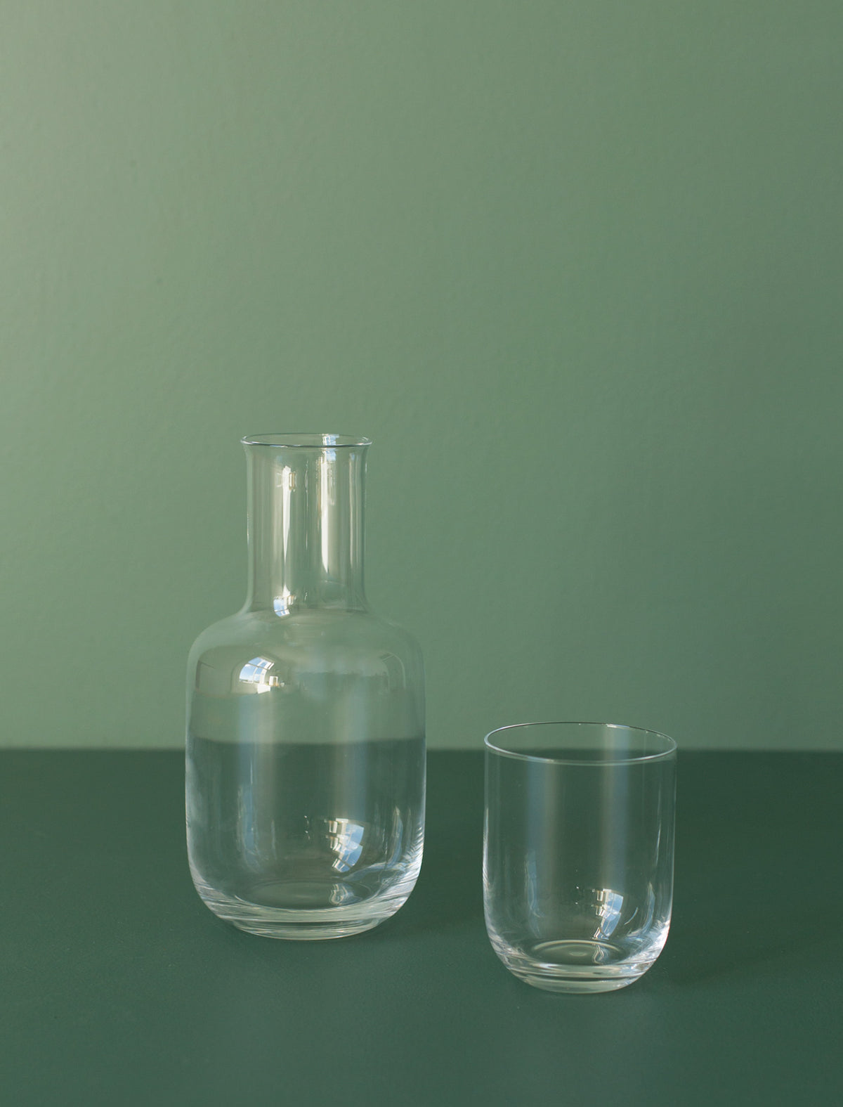 Handmade Bedside Carafe with Glass