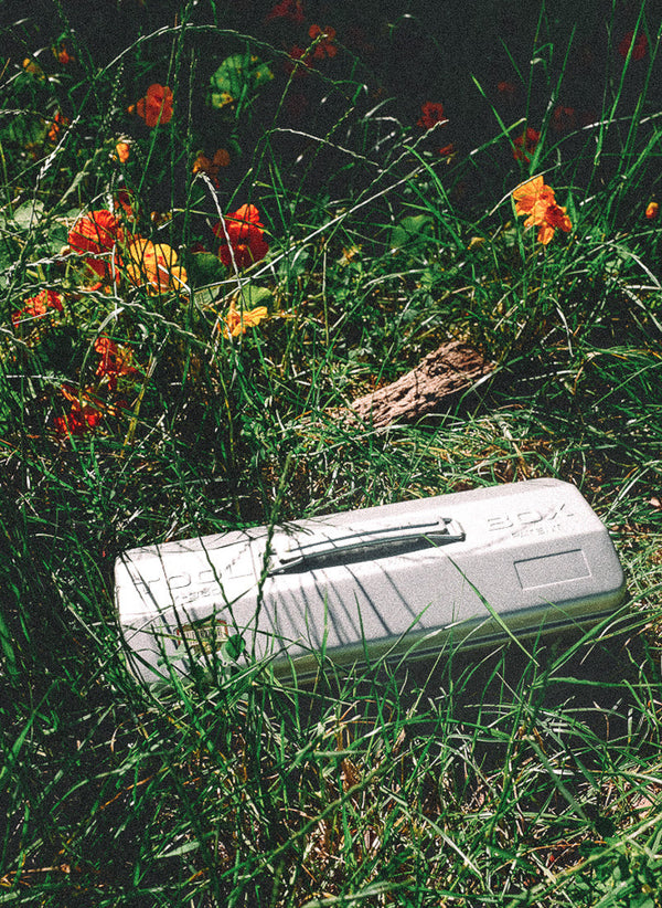 Hip Roof Steel Toolbox // Silver