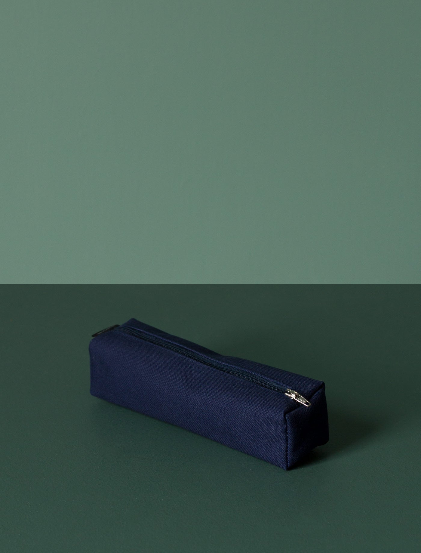 Canvas Box Pencil Case // Navy