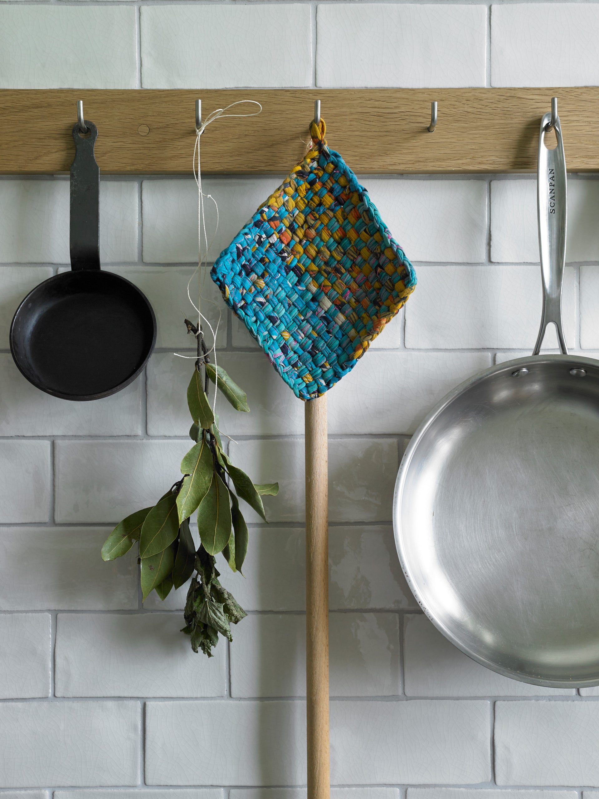 Recycled Sari Pot Holders