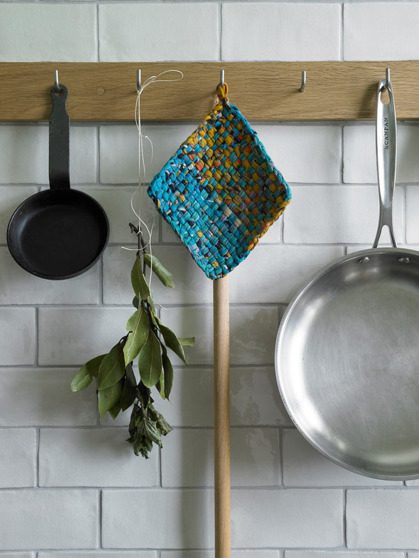 Recycled Sari Pot Holders