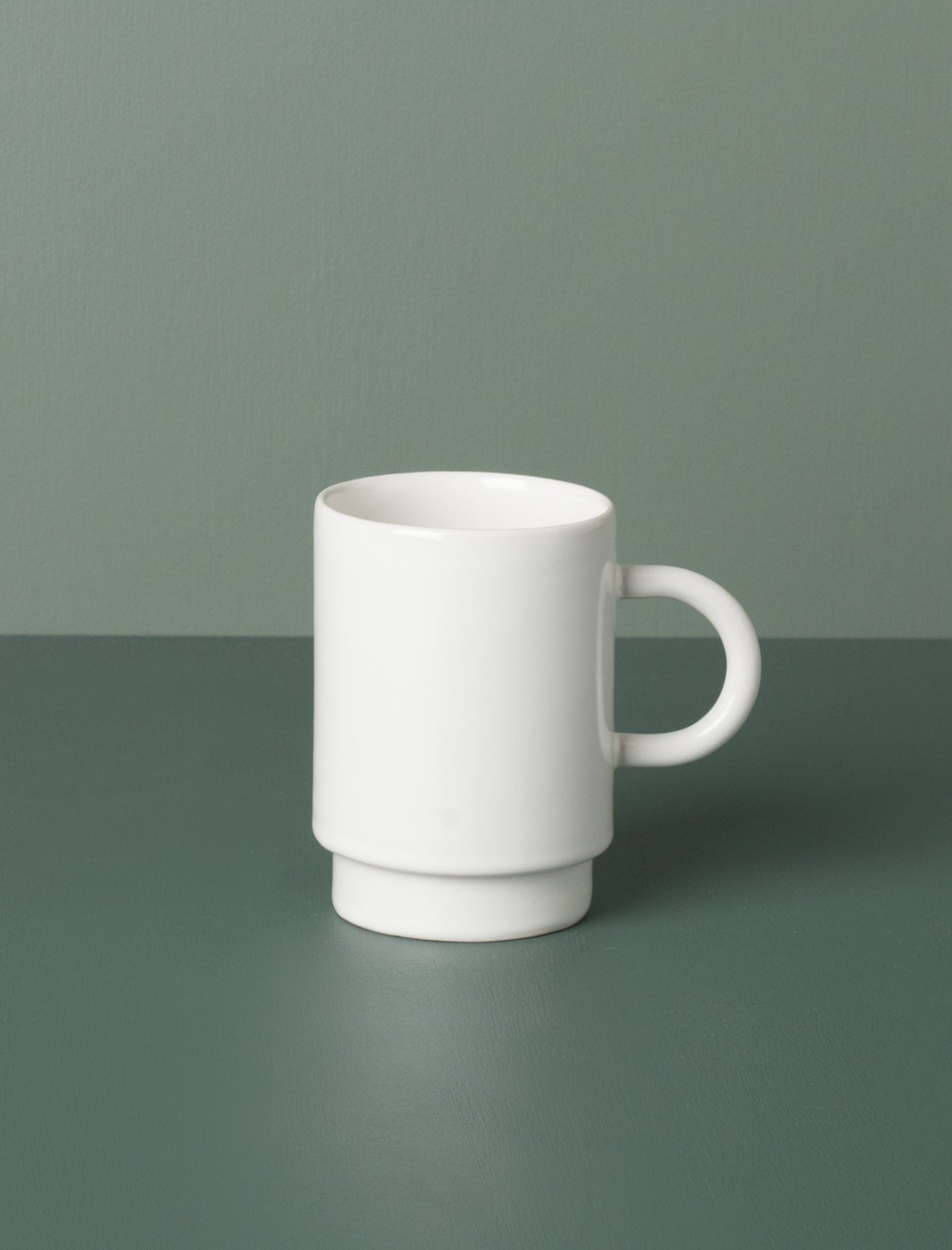 Tall Stackable Mug // White