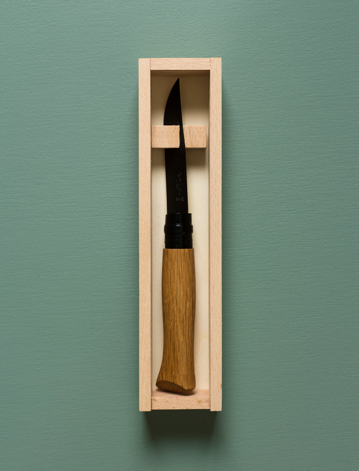 Opinel 8 Black // Gift Box