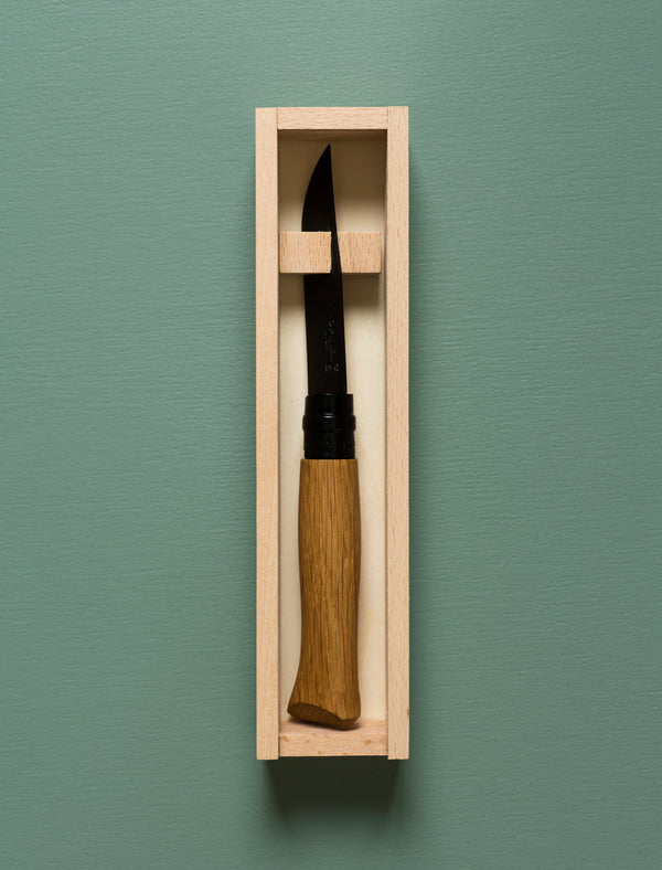 Opinel 8 Black // Gift Box