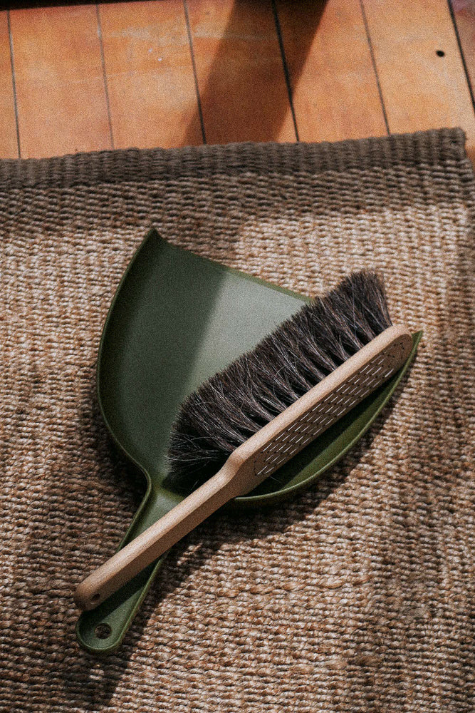 Dustpan & Brush Set // Moss Green