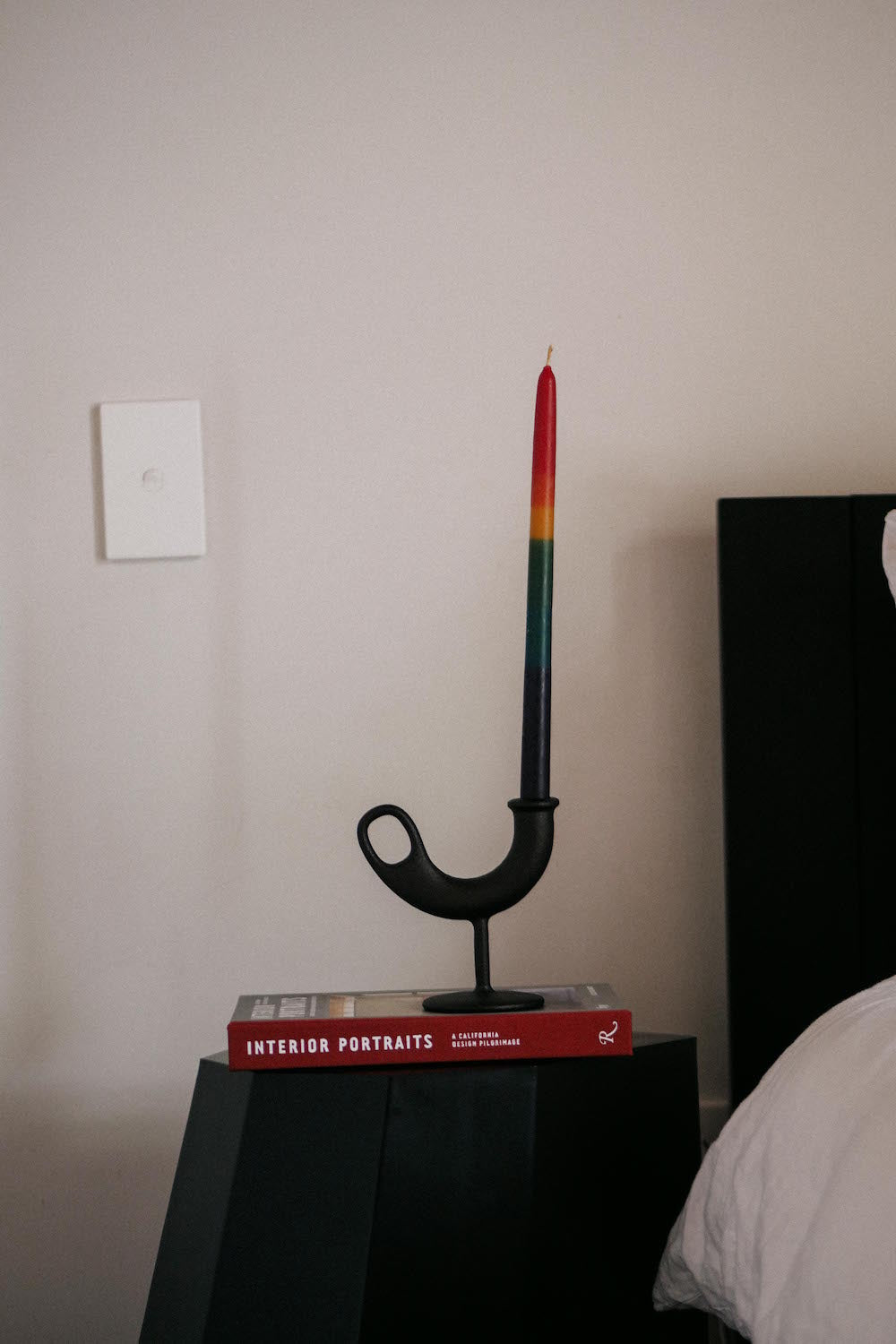 Rainbow Taper Candles // Joined Wick