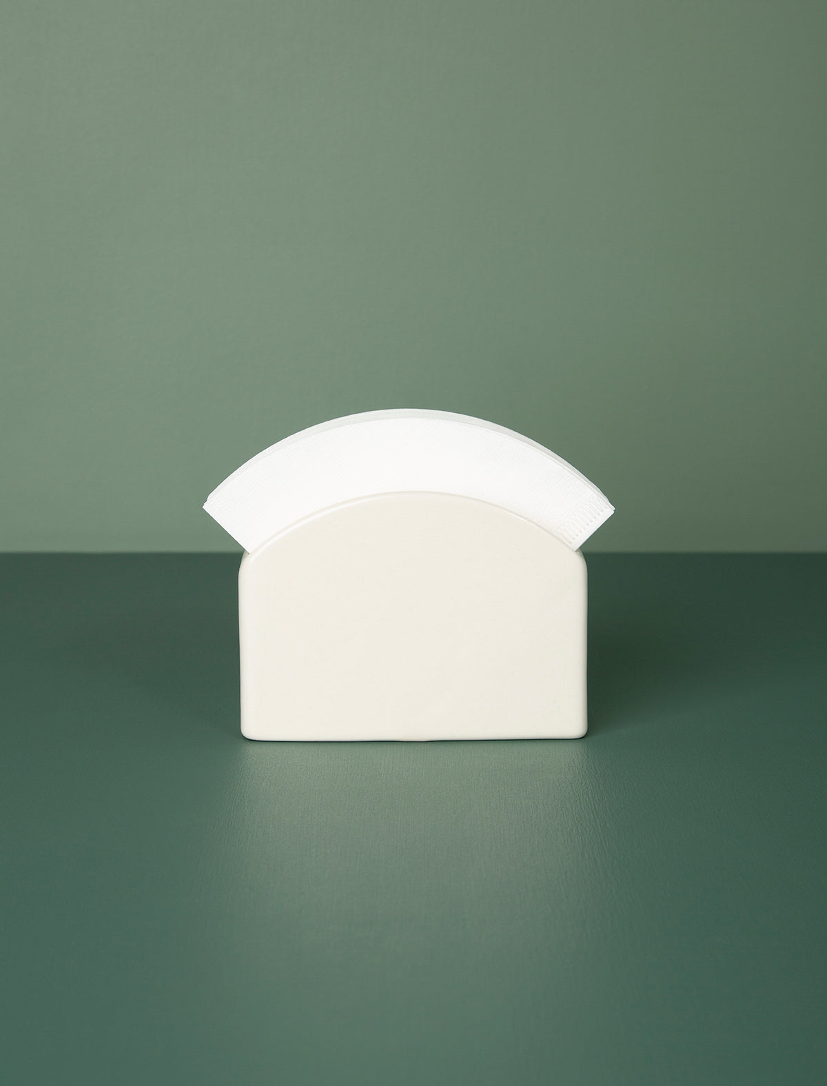 Ceramic Filter Paper Stand // White