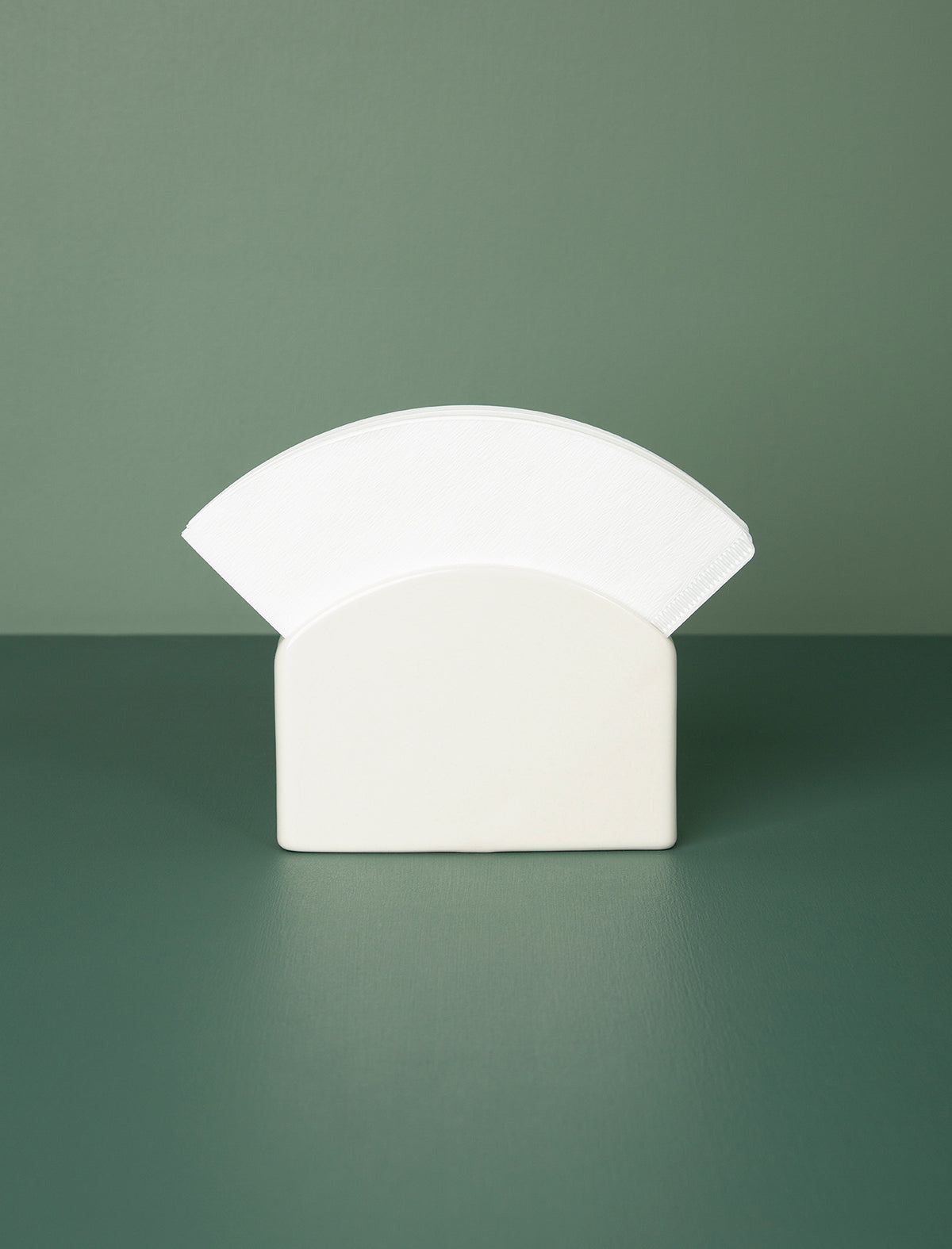 Ceramic Filter Paper Stand // White