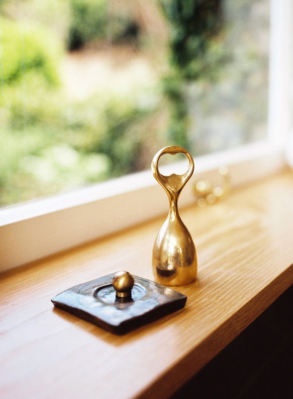 Japanese Brass Ball Incense Holder