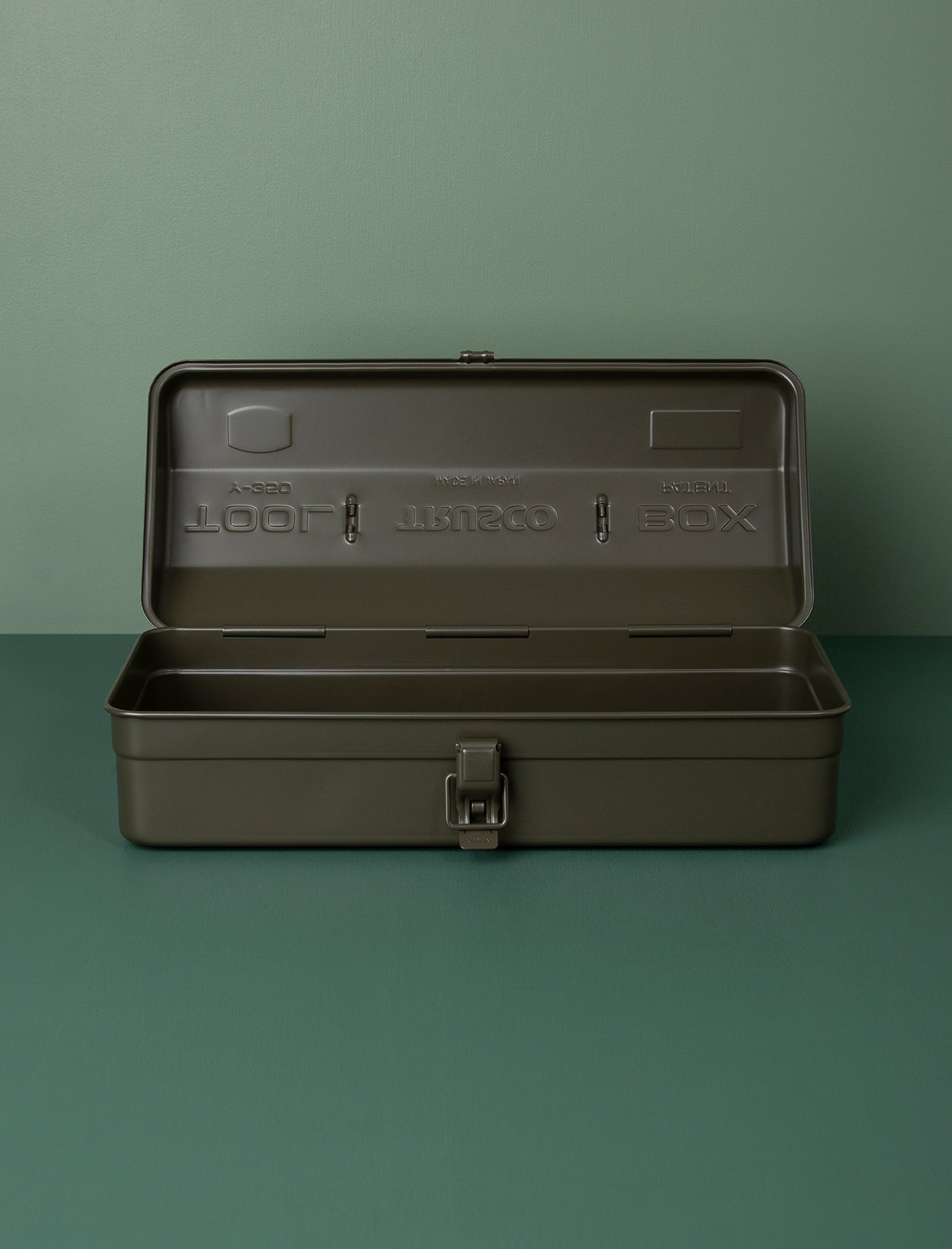 Hip Roof Steel Toolbox // Olive