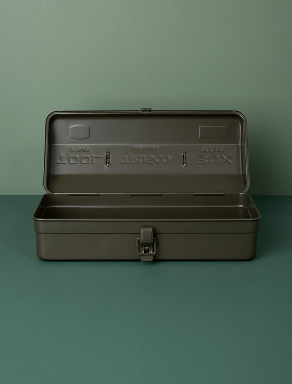 Hip Roof Steel Toolbox // Olive
